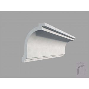 Cornisa de interior BC05 dimensiuni 115x80x2000mm - Img 1