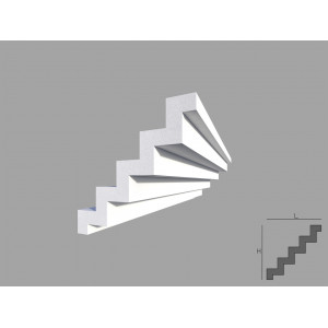 Cornisa de interior BC08 dimensiuni 90x90x2000mm - Img 1