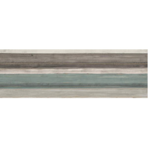 Decor COLORPLAY BRUSH CREAM M4Q4 30x90cm, interior, baie-bucatarie, albastru-gri mat, Marazzi