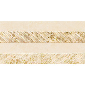 Decor CREDO LINES 30.8x60.8cm, interior, baie-bucatarie, bej-auriu mat, Tubadzin