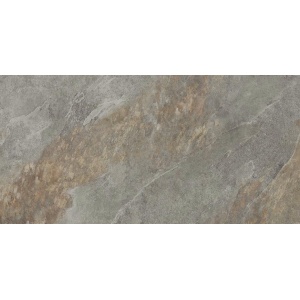 Gresie Auric light grey mat portelanata, rectificata, interior-exterior, tip piatra 59.7x119.7 Cerrad