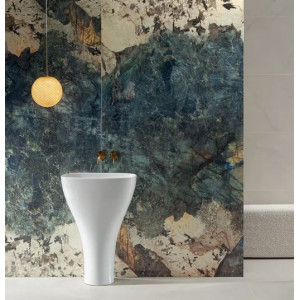 Gresie IMPRESS MAT, portelanat, rectificat, tip marmura, verde mat 59.8x119.8cm Tubadzin - Img 2
