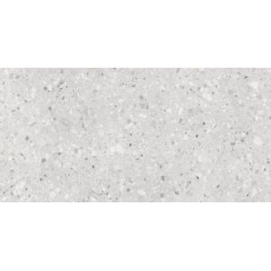 Gresie Macchia Grey mat, tip terrazo, portelanata, rectificata, interior - exterior, gri mat 59.8x119.8cm Tubadzin