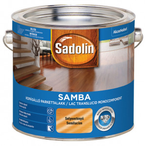Lac pentru parchet Sadolin Samba semilucios 5L