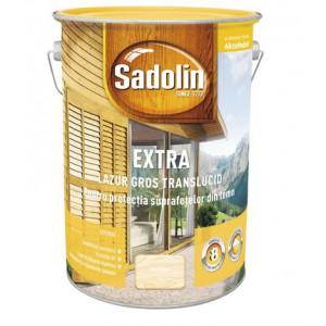 Lazura pentru lemn Sadolin extra incolor 5 L