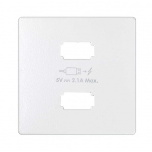 Masca priza cu dublu incarcator USB A+C 8201296-030 Simon
