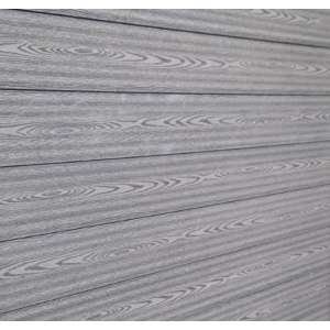Panou gard WPC cu stalpi Bill Fence gri inchis 1800x1830mm - Img 4