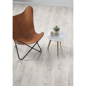 Parchet laminat Stejar Waltham alb EL2936, 8 mm, rezistent la apa, AC4, EGGER - Img 1