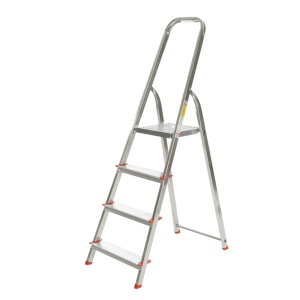 Scara aluminiu 1x4 trepte late cu urcare pe o parte 914 Alverosal