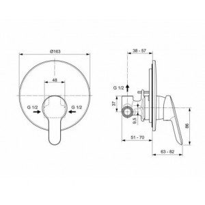 Set dus igienic ALPHA PROMO 4 in 1 BD125AA - Img 2