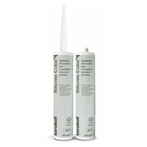 Silicon sanitar Alb KK4 310ml SILICONE COLOR KERAKOLL