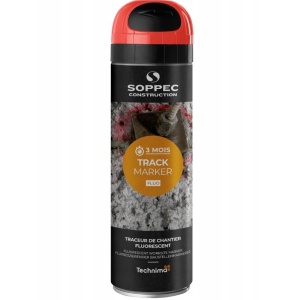 Spray marcaj fluorescent rosu 500ml TRACK MARKER Soppec