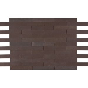 Ardezie naturală Chocolate, placaj, L(20–40) x 7 cm, grosime 1,2 cm
