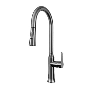 Baterie bucatarie grey cu pipa extractabila FU04 Anahita - Img 1