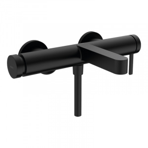 Baterie cada dus Finoris, montaj aparent, negru mat 76420670 Hansgrohe - Img 1