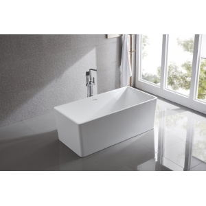 Cada freestanding Recall, dreptunghiulara, acril, alba, 170 x 80 x 58 cm, Eweca