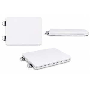 Capac WC Recall alb soft close duroplast Anahita, 44,5 x 34,5 cm - Img 3