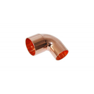 Cot cupru interior-exterior, D 28mm, 90 grade