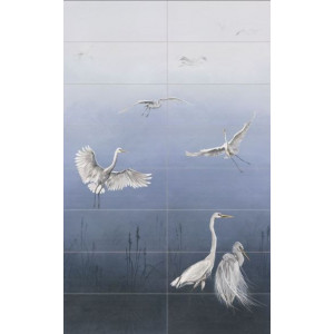 Decor HERON 16 ELEMENTE 149.8x239.8cm, interior, baie-bucatarie, rectificat, multicolor mat, Tubadzin
