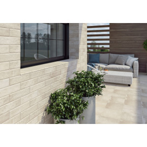 Faianta elevatie SCANDIANO BEIGE, interior/exterior, bej mat, tip caramida 6.6X24.5cm  - Img 2