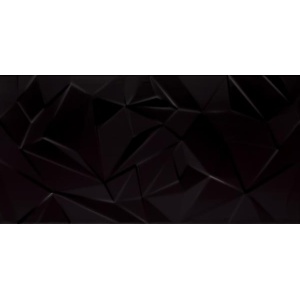 Faianta SYNERGY NERO SCIANA B STR neagra lucioasa, baie bucatarie 30X60cm Paradyz