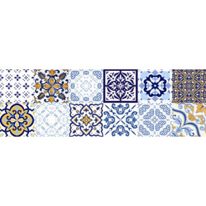 Faianta WHITES PATCHWORK COLOR 4763 25.5x75.5cm - Img 1