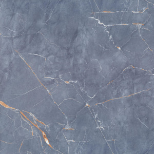 Gresie CHIC STONE BLUE POL tip marmura, portelanata, rectificata, interior, albastru lucios 59.8x59.8cm Tubadzin