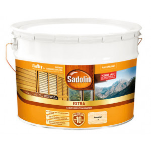 Lazura pentru lemn Sadolin extra incolor 10 L