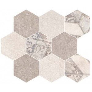 Mozaic EPOCA HEXAGON BEIGE 3182 30x30cm - Img 3
