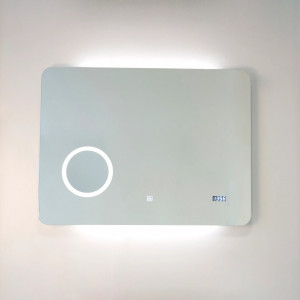 Oglinda baie Savini Due SPR204, cu iluminare LED si lupa touch, 80 x 60 cm - Img 3