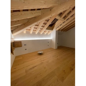 Parchet dublustratificat Ecowood Natural Oak, producție Italia, 14x190x1900mm 2.888mp/cut Milano Parquet - Img 3