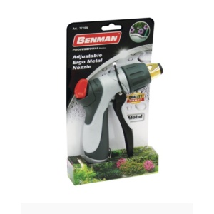 Pistol de stropit gradina cu clapeta frontala din alama 77199 Benman - Img 4