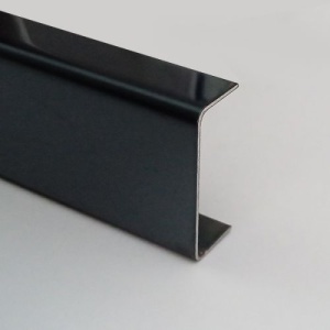 Profil U negru oglinda decorativ UPI 200.139 2.44ML/BUC
