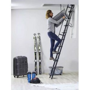 Scara de pod izolata 140x70cm Dolle Click Fix 76 Comfort (scara metalica) -izolatie 7cm