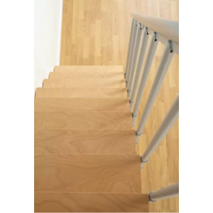 Scara mini modulara gri perlat cu urcare dreapta Dallas Dolle