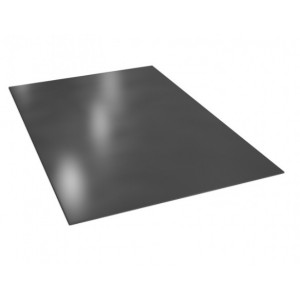 Tabla plana din otel, zincata, gri RAL 7024 lucios 0.4mm