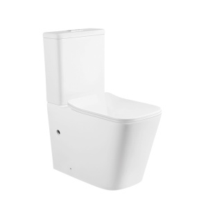 Vas WC stativ Rivera Anahita, alb, evacuare orizontala, 64 x 36 x 81 cm, rezervor si capac WC soft close inclus