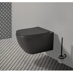 WC suspendat AquaBlade Tesi silk black T0079V3 - Img 1