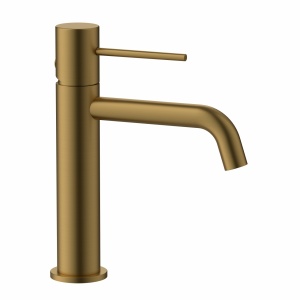 Baterie lavoar Slimmer Himark, brushed gold, Cold Start – M Size