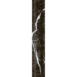 Brau Arctic Storm Nero 5X29.8, interior, baie-bucatarie, rectificat, negru tip marmura lucios, Paradyz