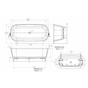 Cada freestanding NOVA 2 EverHard fara preaplin ventil click-clack crom CEN164.083.042.1-4.0.3.0.0 Vayer - Img 3