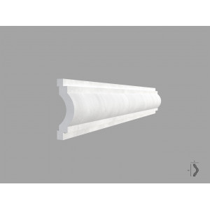 Cornisa de interior BC32 dimensiuni 85x27x2000mm - Img 1