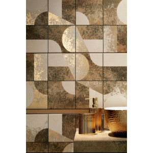 Decor CREDO GEO baie, interior, forme geometrice 30.8x60.8cm Tubadzin - Img 3