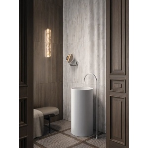 Faianta CADENCE STONE ROLL STR, baie/bucatarie, interior, ivoriu mat, tip piatra riflaj 32.8x89.8  - Img 2