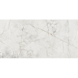 Gresie Balance Stone Mat, portelanata, rectificata, tip marmura, alb mat, interior - exterior 59.8x119.8cm Tubadzin
