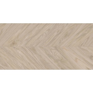 Gresie Tillia Chevron beige 3636, tip lemn, portelanat, rectificat, interior - exterior, maro deschis 60x120cm KAI - Img 2