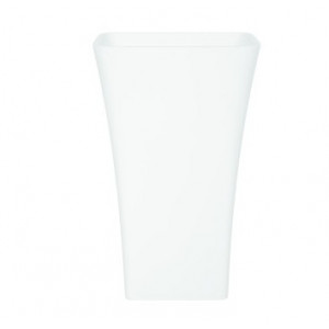 Lavoar freestanding Assos, dreptunghiular alb din compozit 40x50x85cm BSCUMD-A-WO Besco - Img 2
