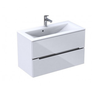 Mobilier SILVER 90cm 2 sertare soft-close - Img 3