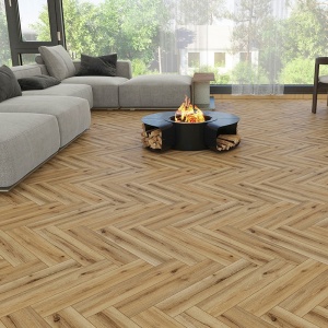 Pardoseala tip parchet SPC Herringbone ENNIKA COTTAGE OAK 6,5 mm, 33, 1,112mp/pac placa A/B - Img 2