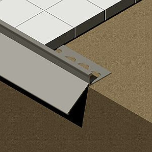 Profil picurator pentru terasa din aluminiu eloxat LST085 lungime 2.5m